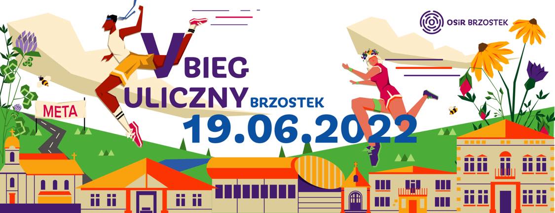 baner informujący o V Biegu Ulicznym
