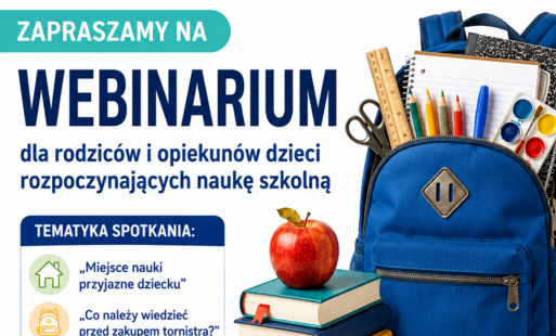 Zdjęcie do Webinarium dla rodzic&oacute;w i opiekun&oacute;w dzieci rozpoczynających naukę szkolną